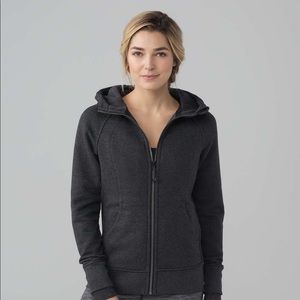 lululemon Scuba Hoodie heathered black 6